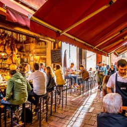 self-guided Bologna food tour