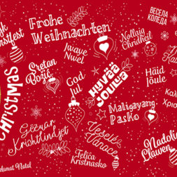 how to say merry christmas in different languages