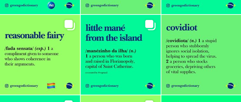 Brazilian Instagram Slang Greengo Dictionary